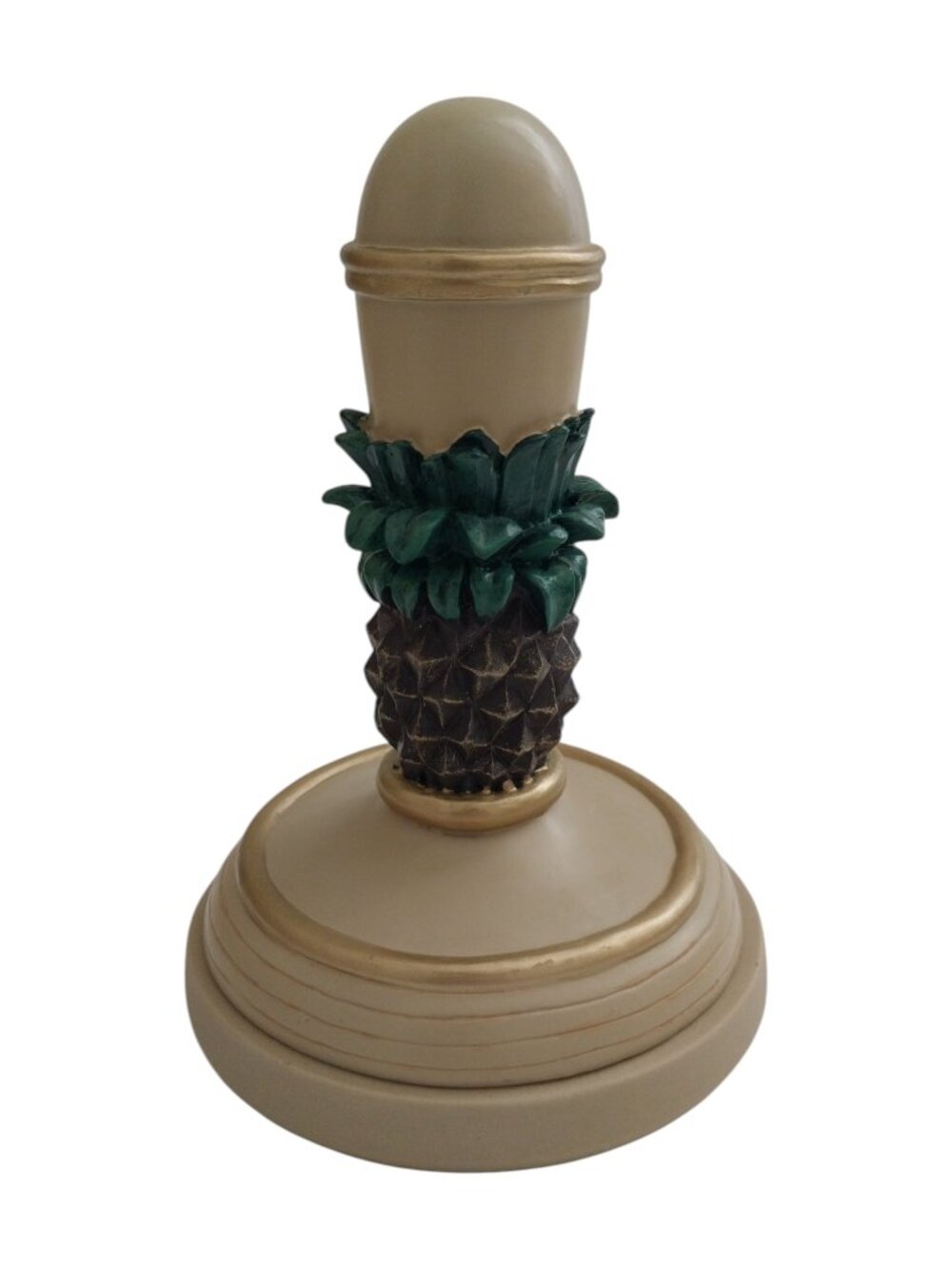 Vintage 1995 Brown Bag Cookie Art Cookie Stamp Press Pineapple Number 6 Like New